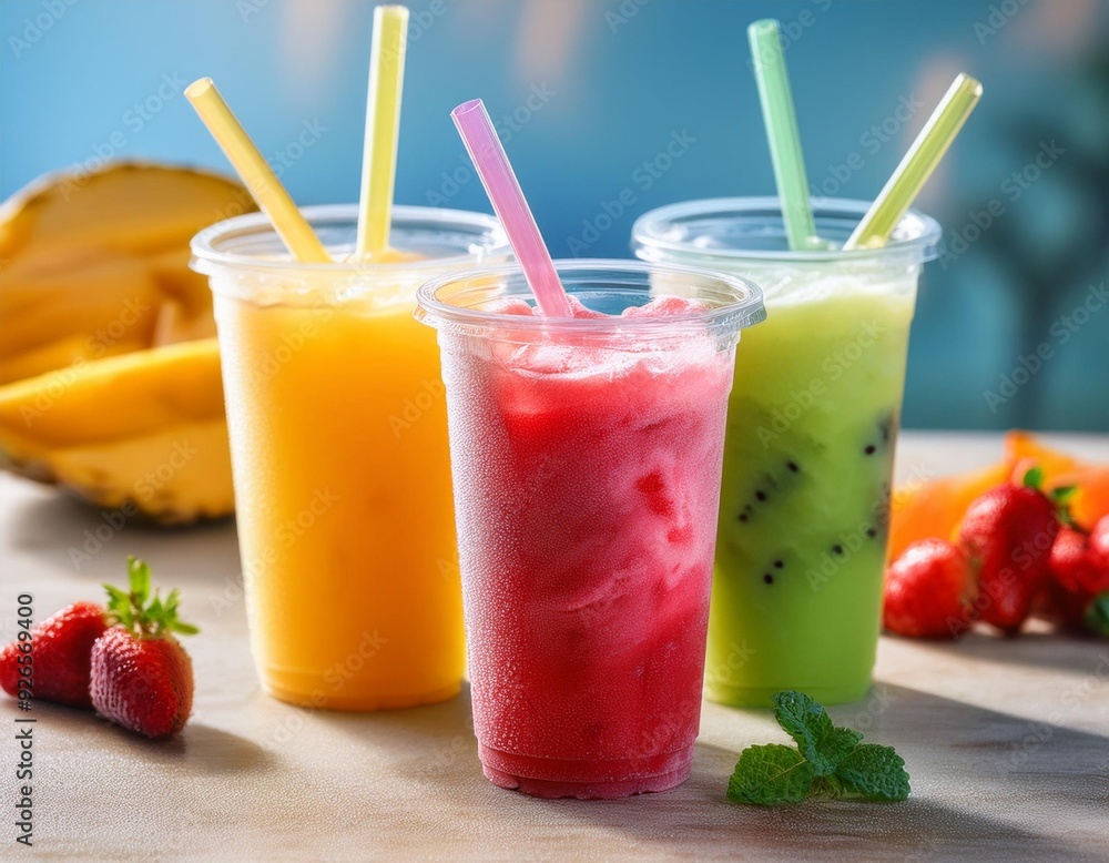 Frozen fruit slush drinks Frozen fruit slush drinks