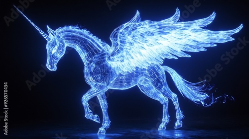 Wallpaper Mural flying pegasus fantasy galaxy art Torontodigital.ca