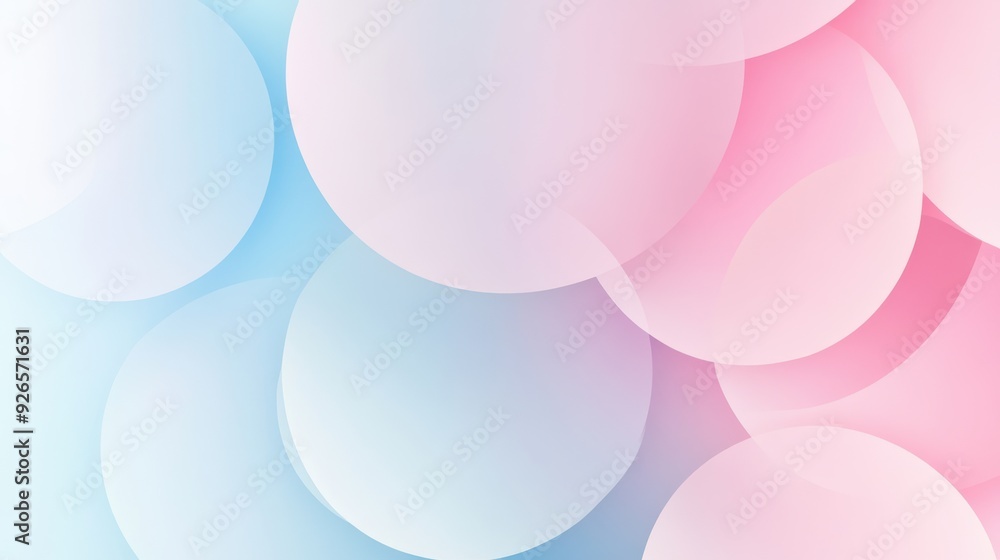 Soft gradient circles pastel pink and blue abstract background empty white background Soft gradient circles pastel pink and blue abstract background empty white background