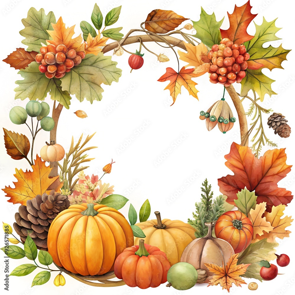 the autumn frame is a clipart in autumn objects enveloping the entire frame the autumn frame is a clipart in autumn objects enveloping the entire frame
