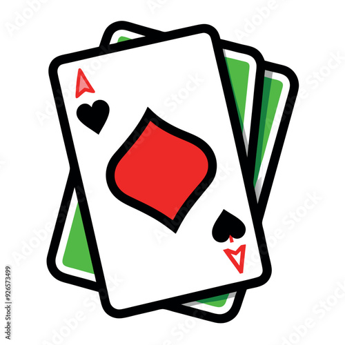 Classic Playing Card Vector Design Illustration