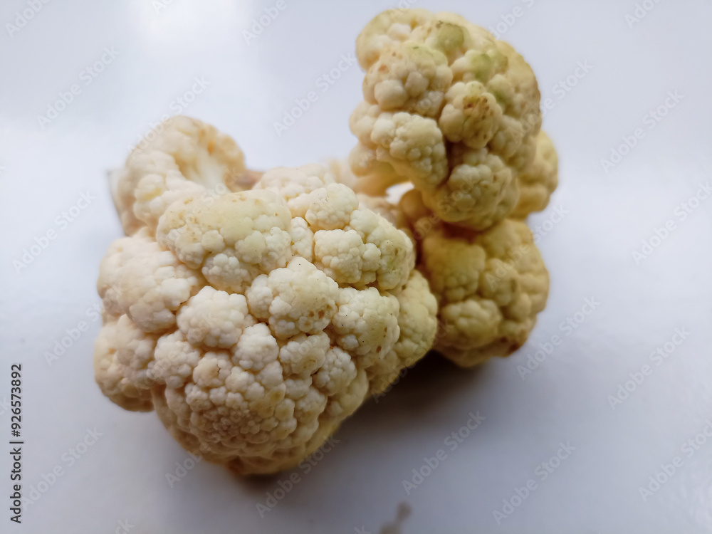 Cauliflower isolated on white background Cauliflower isolated on white background