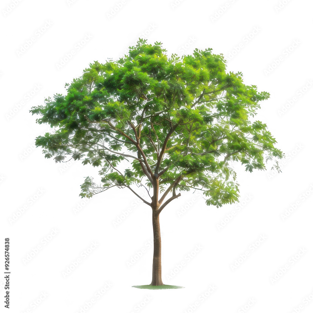 Fototapeta premium Tree on white or transparent background cutout.