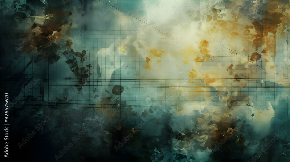 Obraz premium Grunge Natural Background AI Artwork