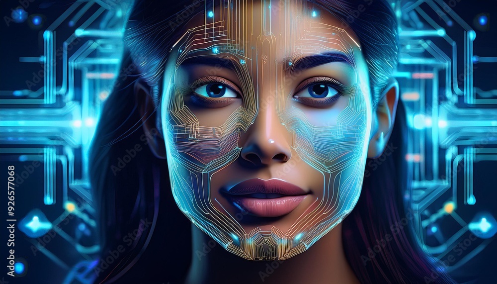 Biometric technology lets computers see and recognize faces through digital face scanning. It uses lines, shapes, and patterns to create a unique map of your face. Biometric technology lets computers see and recognize faces through digital face scanning. It uses lines, shapes, and patterns to create a unique map of your face.