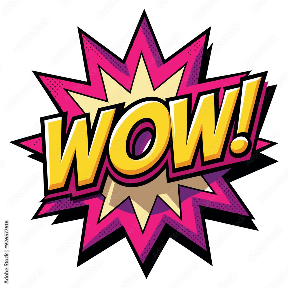 Fototapeta premium Pop Art Star with