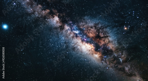 Wallpaper Mural Starry outer space background. Torontodigital.ca