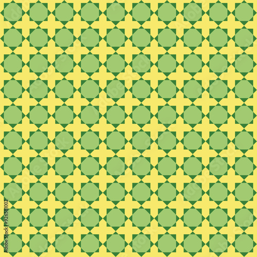 Abstract modern square colorful geometric pattern background seamless repeating pattern vector illustration flat design for wallpaper or background or Fabric EPS 10