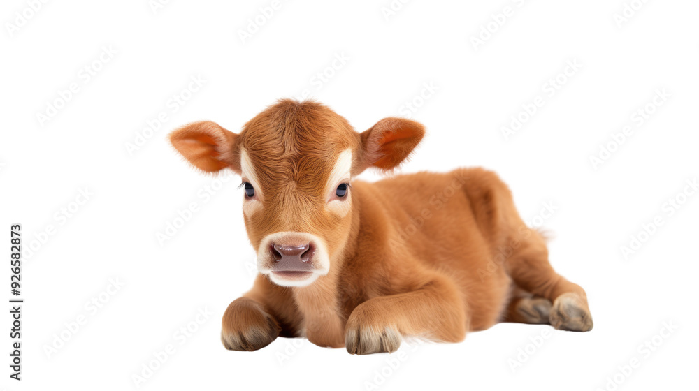 One newborn baby goat on a white background. Telephoto lens photography Realistic daylight One newborn baby goat on a white background. Telephoto lens photography Realistic daylight