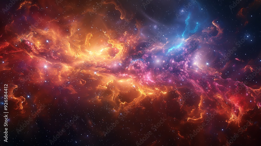 A supernova remnant, with expanding gas clouds and debris in vibrant colors, seen from an interstellar spacecraft, brilliant light and shadows, A supernova remnant, with expanding gas clouds and debris in vibrant colors, seen from an interstellar spacecraft, brilliant light and shadows,