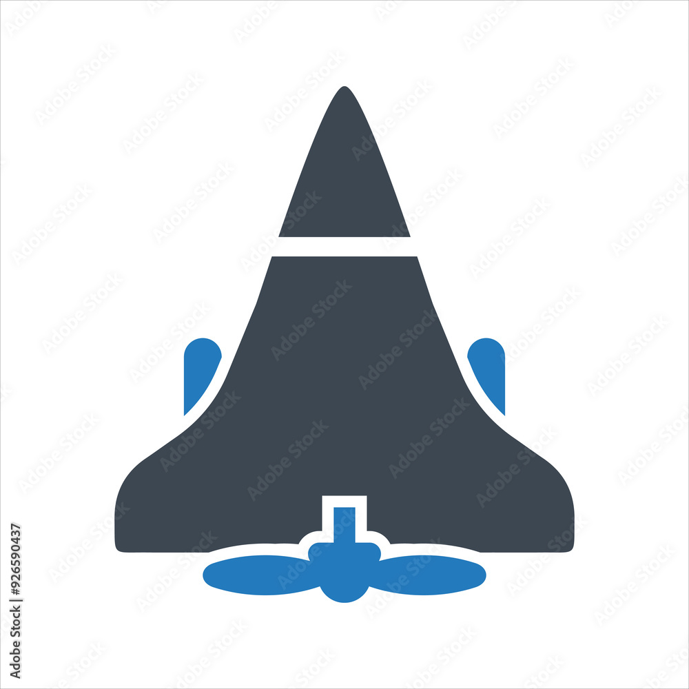 Fototapeta premium Drone icon. Military drone icon