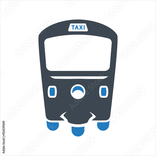 Tuk tuk icon. Taxi icon