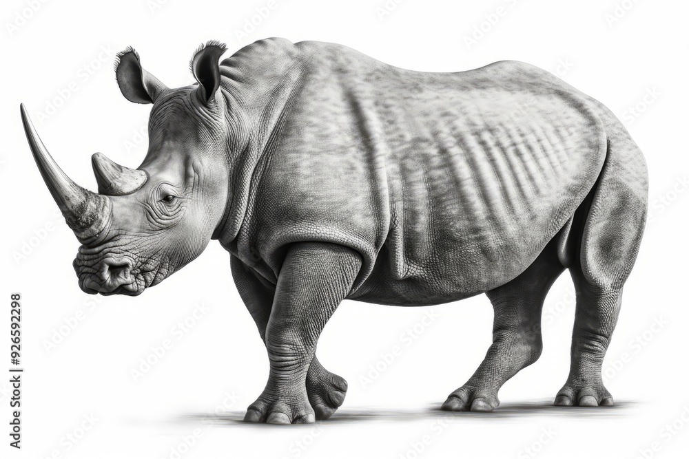 Astrapotherium magnum in full growth. Generate Ai Astrapotherium magnum in full growth. Generate Ai