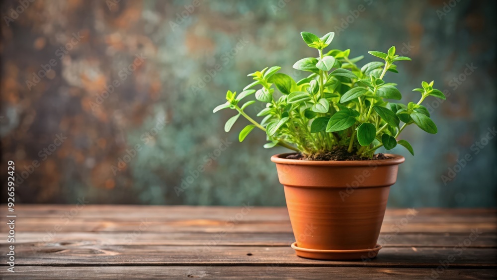 Oregano herb plant thriving in a small pot , Oregano, herb, plant, pot, gardening, organic, growth, aromatic, kitchen Oregano herb plant thriving in a small pot , Oregano, herb, plant, pot, gardening, organic, growth, aromatic, kitchen