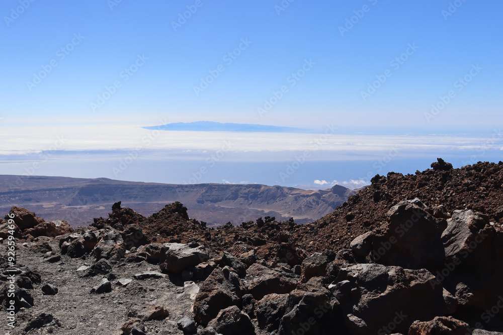 Volcanic rocks on the Teide volcano (Tenerife, Spain) Volcanic rocks on the Teide volcano (Tenerife, Spain)