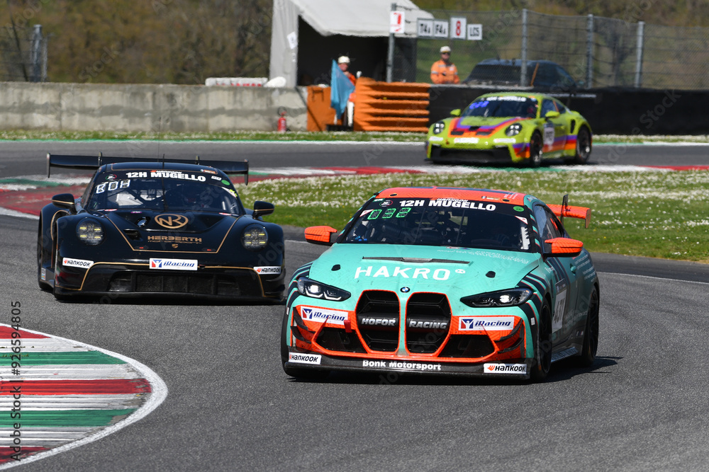 Hofor Racing Scarperia, 23 March 2024 Italy: BMW M4 GT4 (G82) of Team Hofor Racing ...