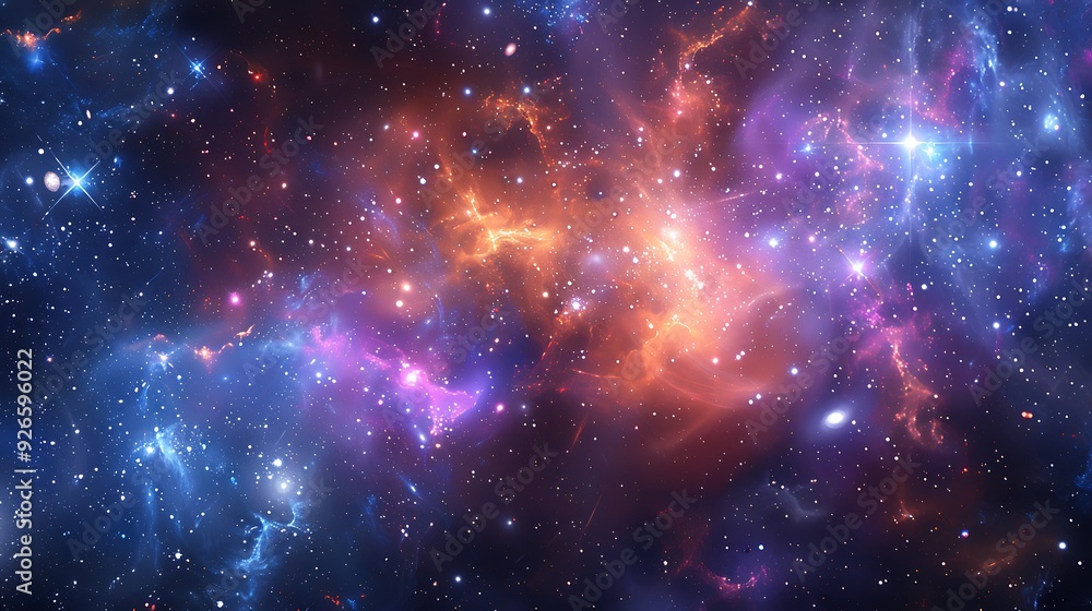 A galactic cluster with diverse galaxies, each showcasing unique characteristics and colors, viewed from a nearby nebula, vibrant and detailed, A galactic cluster with diverse galaxies, each showcasing unique characteristics and colors, viewed from a nearby nebula, vibrant and detailed,