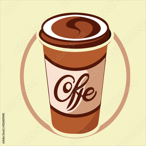 Coffee vector for logo, template, restaurant menu and so on
