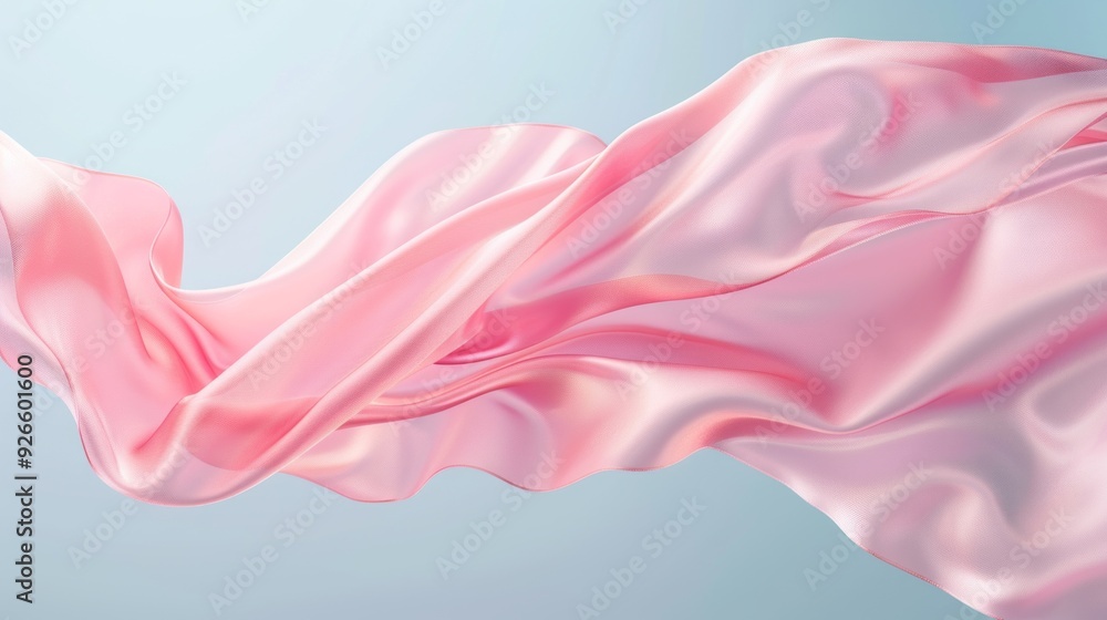 Delicate silk drapes fluidly, capturing light and movement, evoking a sense of elegance and tranquility Delicate silk drapes fluidly, capturing light and movement, evoking a sense of elegance and tranquility