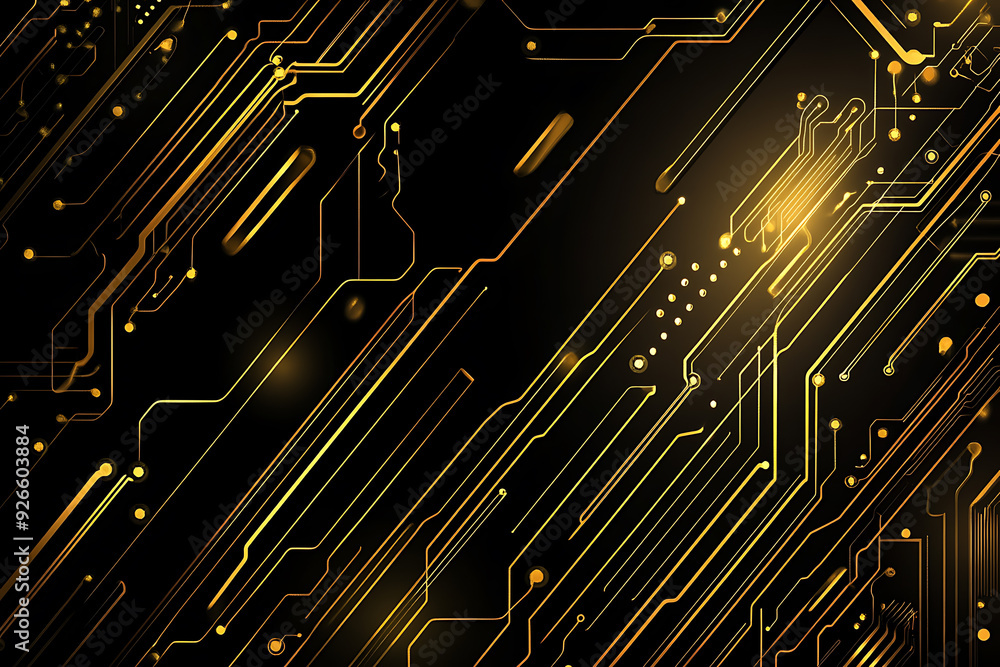 A modern abstract design with gold lines and dots symbolizing network science and technology on a high-tech dark background, perfect for templates, web design, and presentations.
A modern abstract design with gold lines and dots symbolizing network science and technology on a high-tech dark background, perfect for templates, web design, and presentations.