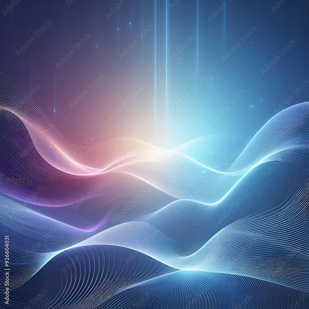 Abstract digital wavy line background ai generative Abstract digital wavy line background ai generative
