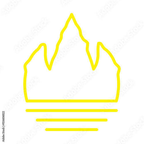 Gas Flame icon Design