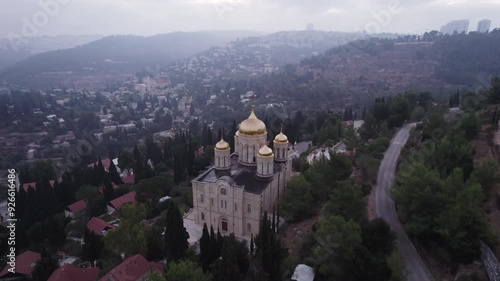 Wallpaper Mural Aerial view of the Russian Orthodox Church in Ein Karem, Jerusalem Torontodigital.ca