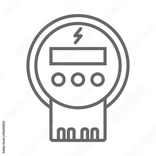 Watt Meter icon Design