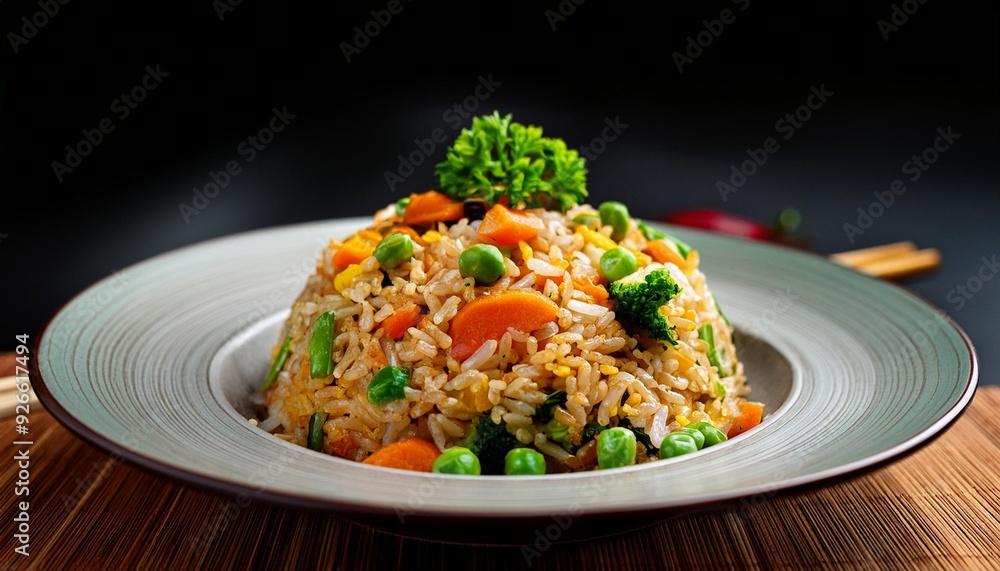 eat asian dinner meal vegetable rice food fried rice chinese healthy. Generative AI. eat asian dinner meal vegetable rice food fried rice chinese healthy. Generative AI.