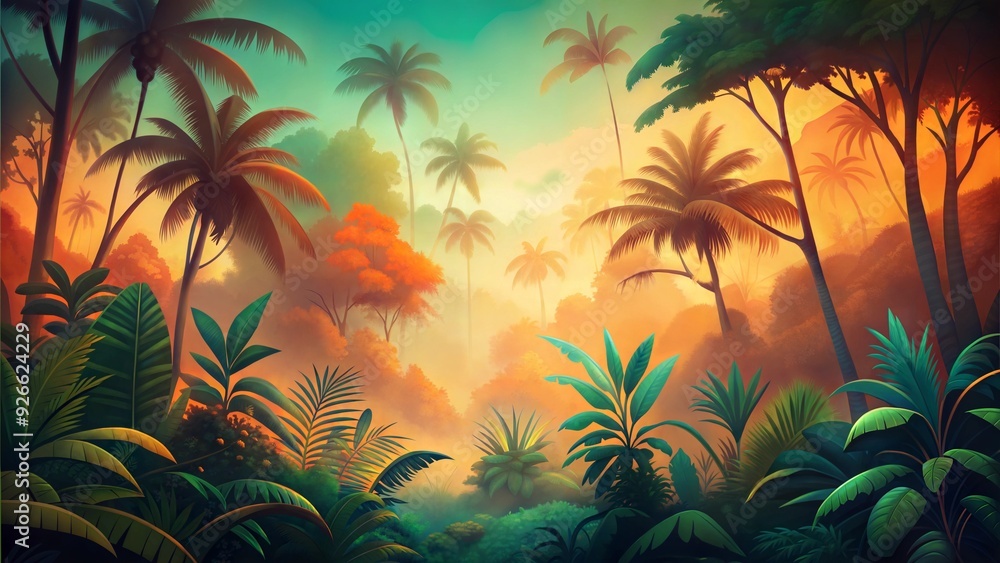 retro jungle background retro jungle background