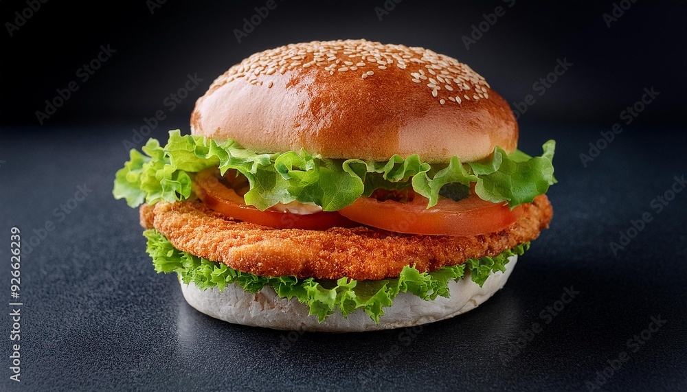 Meal lettuce food snack bun meat bread sandwich chicken burger Meal lettuce food snack bun meat bread sandwich chicken burger