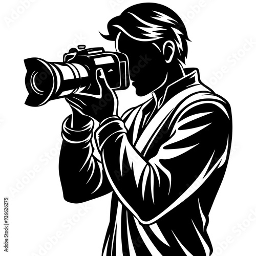 photographer with camera