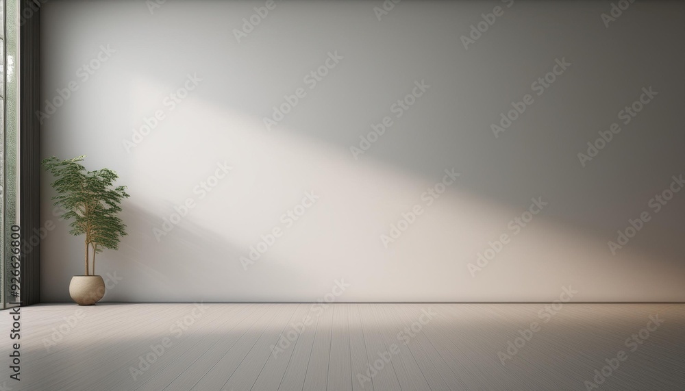 minimal background shape wall light interior indoor modern floor design room mockup. Generative AI. minimal background shape wall light interior indoor modern floor design room mockup. Generative AI.