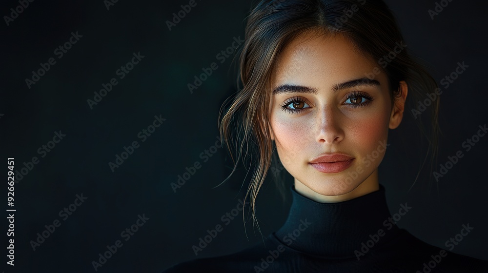 A complete view of a Spanish woman in contemporary fashion, such as a stylish modern dress or tailored outfit, capturing her chic and sophisticated appearance A complete view of a Spanish woman in contemporary fashion, such as a stylish modern dress or tailored outfit, capturing her chic and sophisticated appearance
