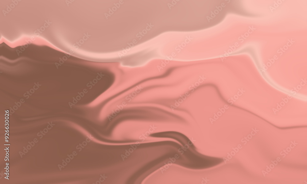 Obraz premium Soft Abstract Waves in Warm Earth Tones