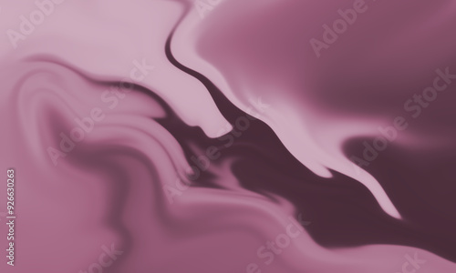 Abstract Flowing Waves in Soft Pink Hues