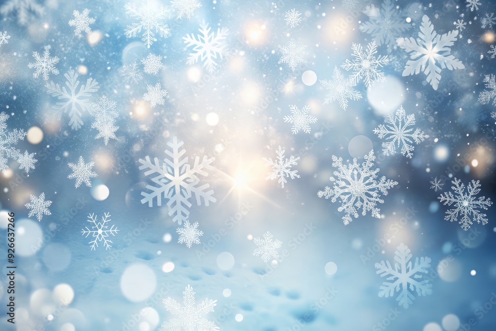 Softly falling snowflakes create a serene, abstract white winter background with a subtle texture, evoking a peaceful and calming atmosphere. Softly falling snowflakes create a serene, abstract white winter background with a subtle texture, evoking a peaceful and calming atmosphere.