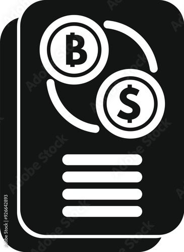 Cryptocurrency exchange platform is converting bitcoin to dollar currency