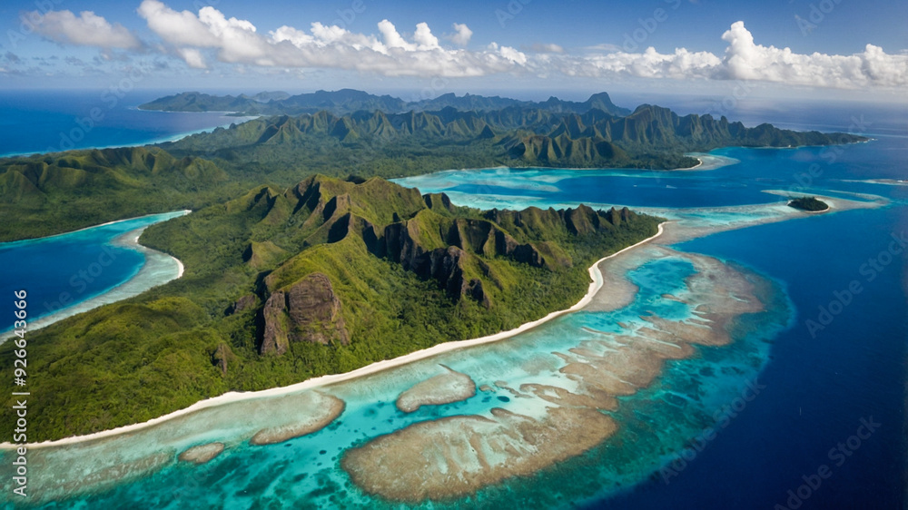 Fototapeta premium South Pacific Tropical Islands 