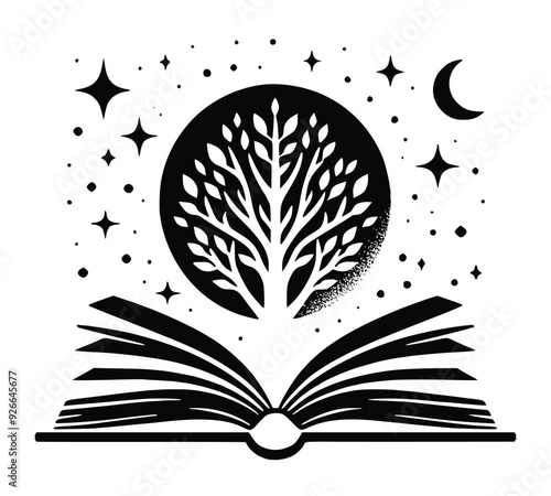 book with tree