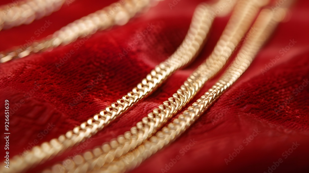 Fototapeta premium golden chains