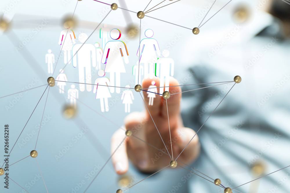 Global network. Blockchain. 3D illustration. Neural networks and artificial intelligence. Abstract Global network. Blockchain. 3D illustration. Neural networks and artificial intelligence. Abstract