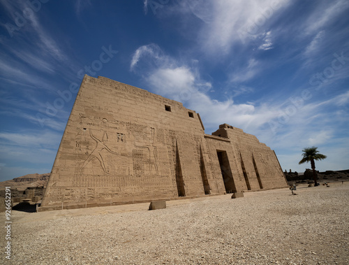 The Mortuary Temple of Ramesses II. Luxor. Egypt. 
 photo