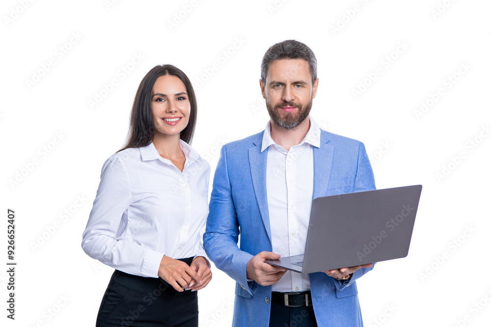 agile business. remote business work. boss and employee using laptop. businesspeople isolated on white. remote business online. busy businesspeople colleagues. creating business plan agile business. remote business work. boss and employee using laptop. businesspeople isolated on white. remote business online. busy businesspeople colleagues. creating business plan