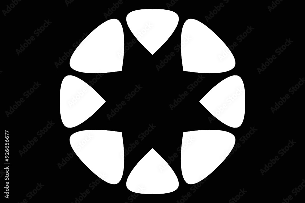 symbol on black background symbol on black background