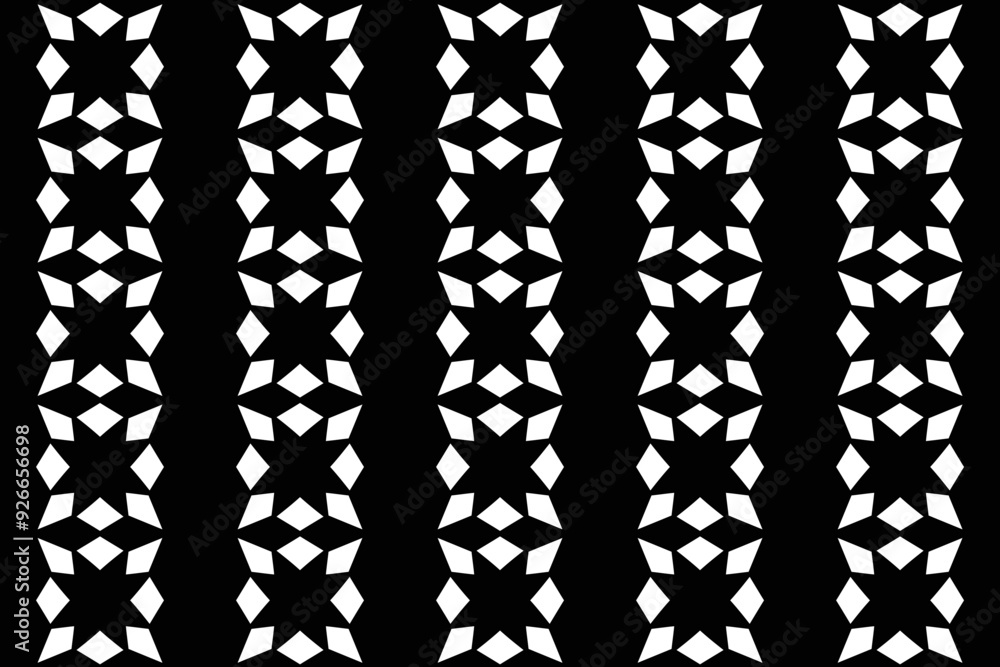 black and white seamless pattern