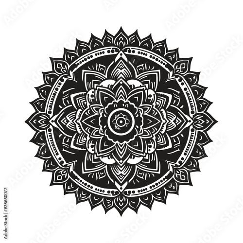 Ornamental luxury mandala pattern design