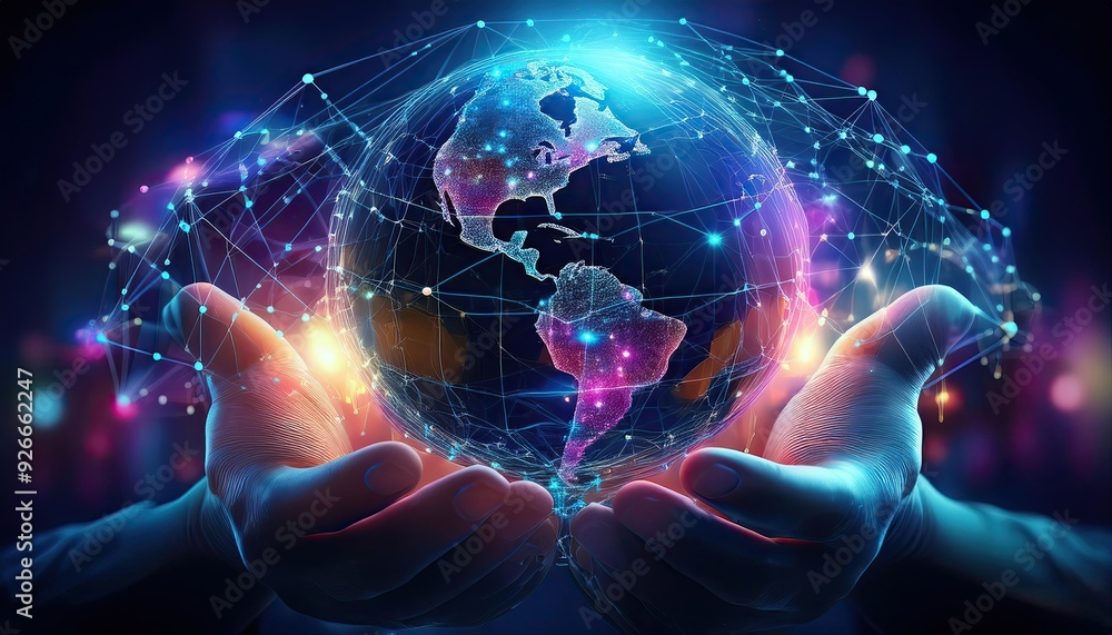 Digital marketing global network tools of the hand Digital marketing global network tools of the hand