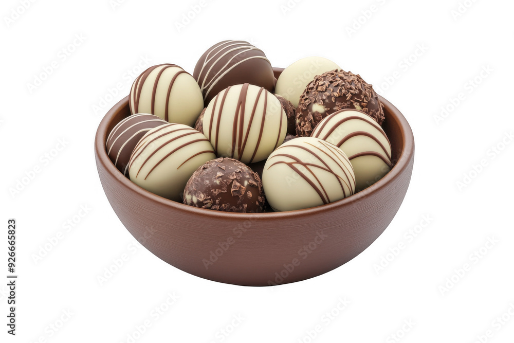 White and Dark Chocolate Truffles White and Dark Chocolate Truffles