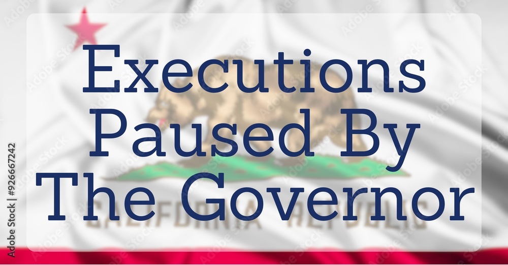 Capital Punishment Over State Flag Capital Punishment Over State Flag